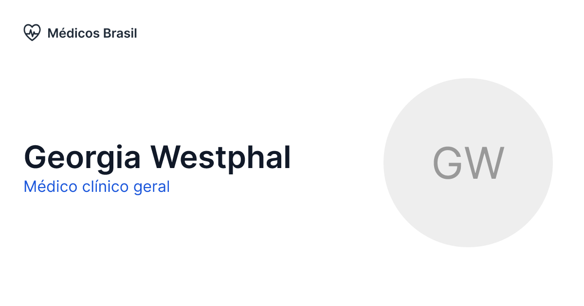 Westphal Médico clínico geral Médicos Brasil