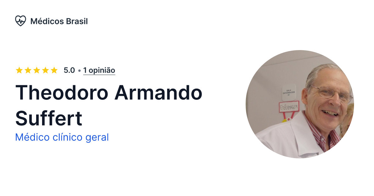 Theodoro Armando Suffert - Médico clínico geral | Médicos Brasil